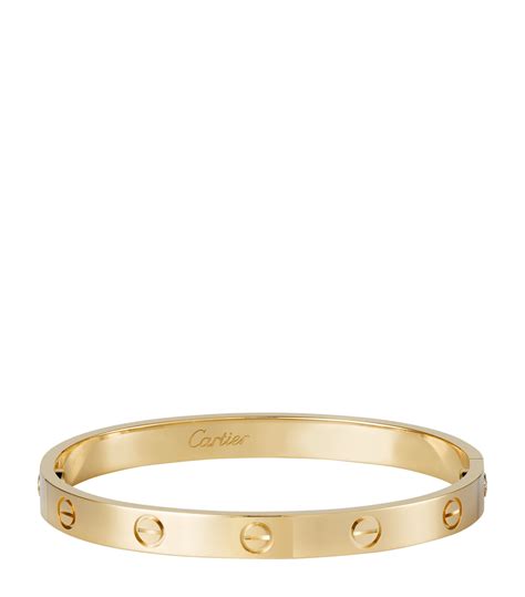 cartier yellow gold love bracelet|cartier love bracelet john lewis.